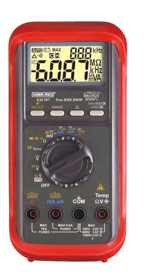 6000 Counts Dual Display TRMS Digital Multimeter With VFD Feature