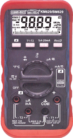 Digital Multimeter with Harmonics Index Measurement