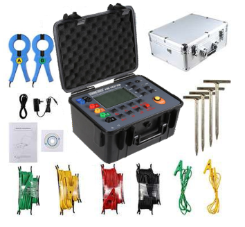 Double Clamp Multi-function Grounding Resistance Tester Model- Km 4237ER