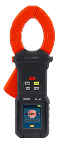 Ground pile clamp resistance tester